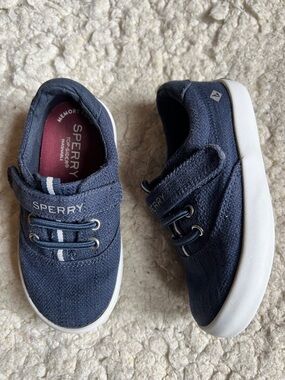 Sperry Spinnaker Washable Jr Navy Blue Sneakers Unisex Little Kid Size 7
